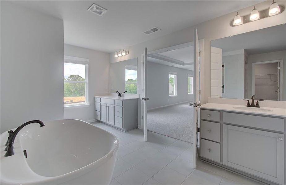 Furnished interior view inside a new home in Copperfield, Locust Grove (Image 9).
