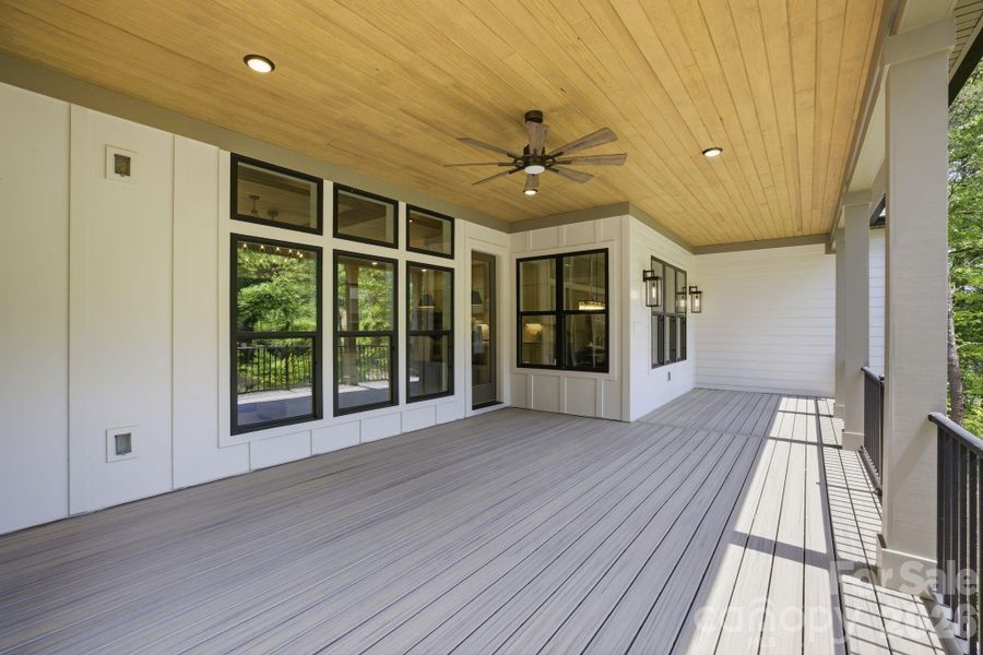 Rear Covered Deck