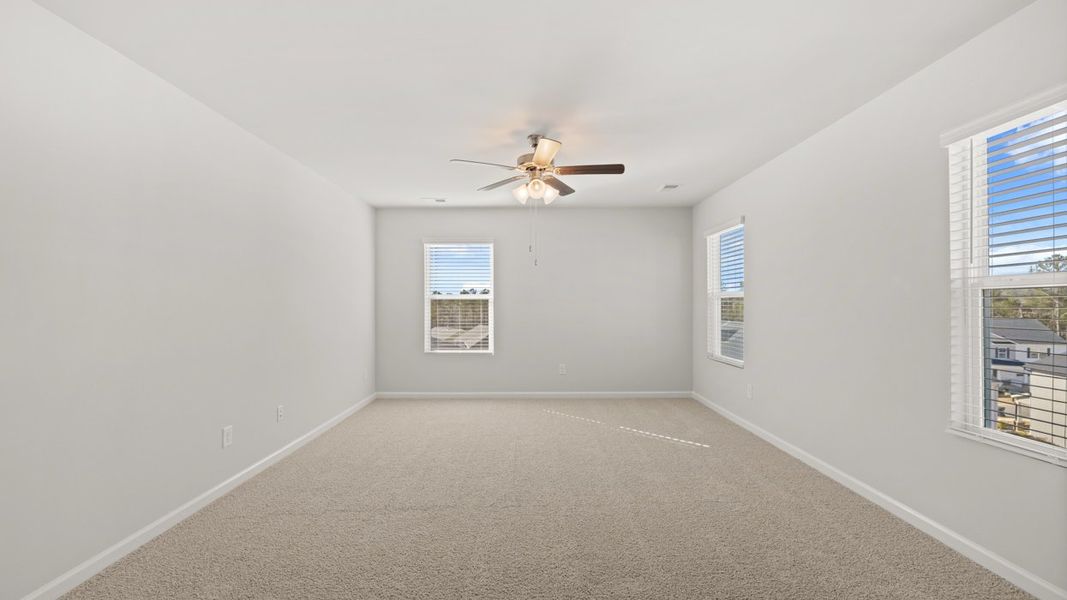 Representative unfurnished interior of a home built from the Halton by D.R. Horton in Southwind Village, Evans (Image 24).