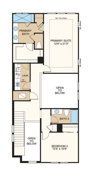 2D floor plan layout of this home in Harvest at Ovation, Winter Garden, FL (Image 5). 2D floor plan layout of this home in Harvest at Ovation, Winter Garden, FL (Image 5).