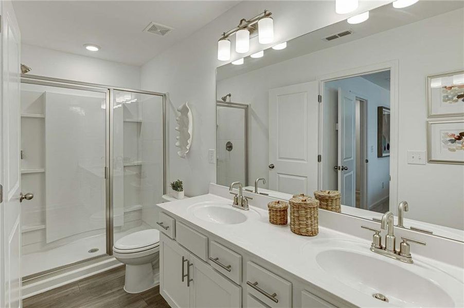 Furnished interior view inside a new home in Laurelwood, Douglasville (Image 5).