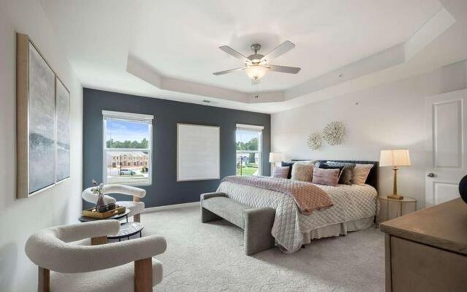 Furnished interior view inside a new home in Walden Park - The Collection, Jonesboro (Image 23). Furnished interior view inside a new home in Walden Park - The Collection, Jonesboro (Image 23).