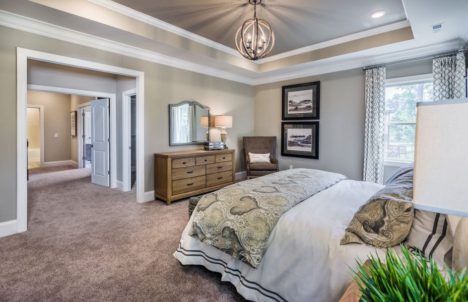 Representative furnished interior of a home built from the Worthington by Pulte Homes in The Retreat at Carolina Ridge, Harrisburg (Image 15).