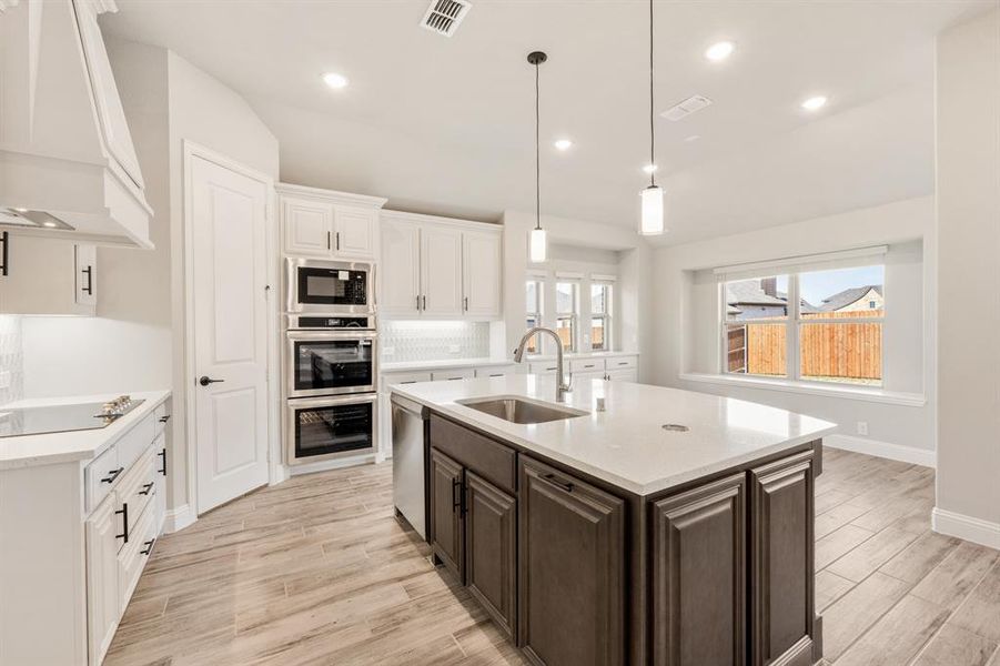 Furnished interior view inside a new home in Hayes Crossing, Midlothian (Image 6).