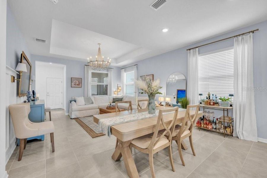Furnished interior view inside a new home in , Sarasota (Image 8).