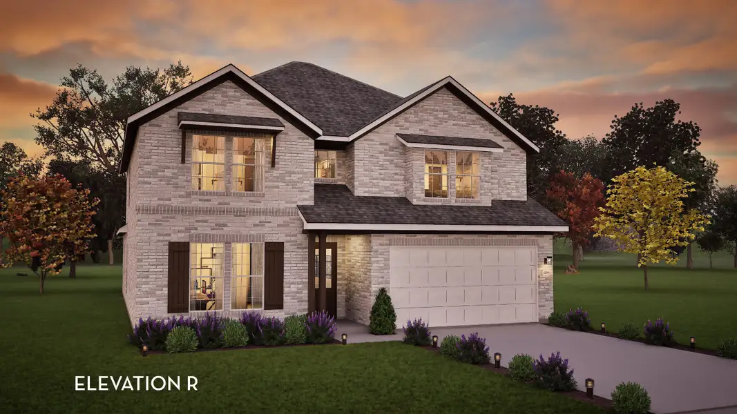 Representative exterior photo of a completed home built from the Southfork by CastleRock Communities in La Terra, Celina, TX (Image 2).