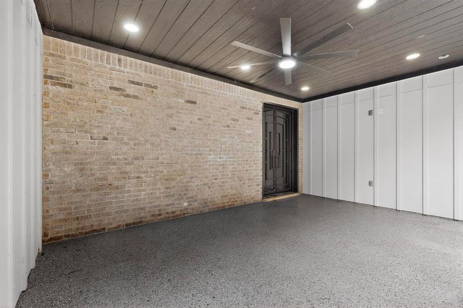 Exterior details and patio area of a home in , Tool (Image 4).