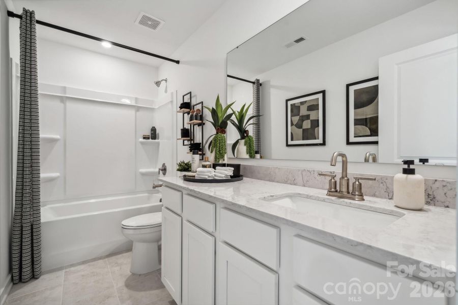 Furnished interior view inside a new home in Grants Landing, Salisbury (Image 22).