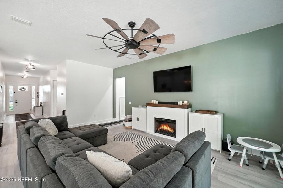 Furnished interior view inside a new home in , Jacksonville (Image 5). Furnished interior view inside a new home in , Jacksonville (Image 5).