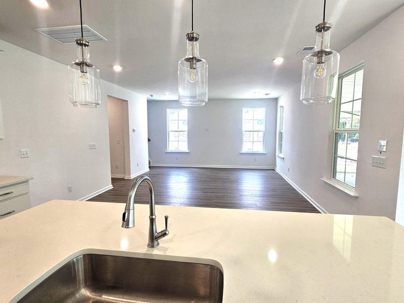 Furnished interior view inside a new home in Creekside at Andrews, Summerville (Image 8).