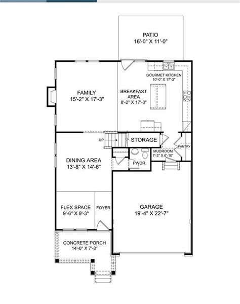 2D floor plan layout of this home in , Lilburn, GA (Image 6).