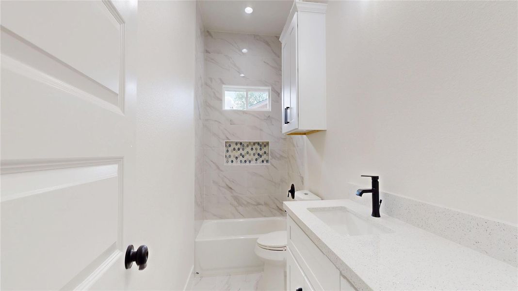 Furnished interior view inside a new home in , Houston (Image 8).