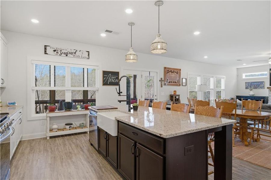Furnished interior view inside a new home in , Dallas (Image 31).