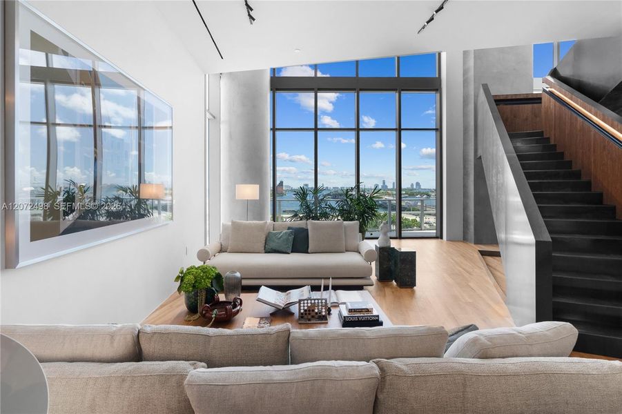 Furnished interior view inside a new home in , Miami (Image 10). Furnished interior view inside a new home in , Miami (Image 10).