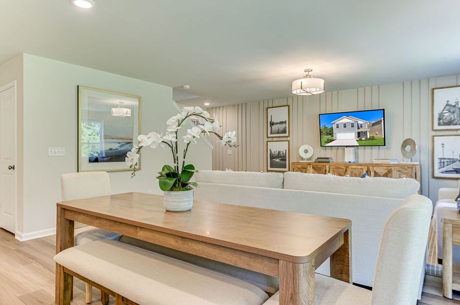 Representative furnished interior of a home built from the Frazier by Stanley Martin Homes in Essence at Bent Creek Village, Thomson (Image 126). Representative furnished interior of a home built from the Frazier by Stanley Martin Homes in Essence at Bent Creek Village, Thomson (Image 126).