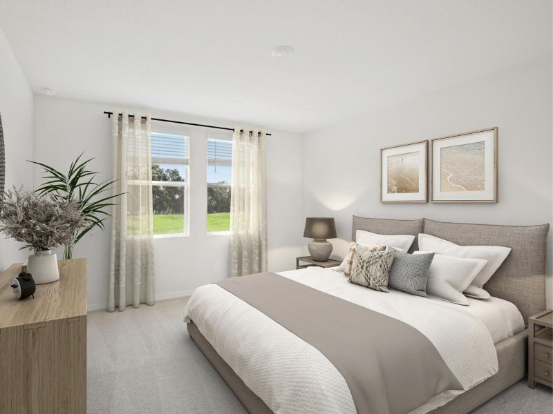 Furnished interior view inside a new home in Meritage Homes at Terra Lago - Premier Series, Indiantown (Image 4). Furnished interior view inside a new home in Meritage Homes at Terra Lago - Premier Series, Indiantown (Image 4).