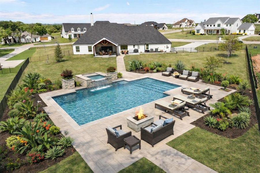 Pool digital renderings showcasing the potential of the space.