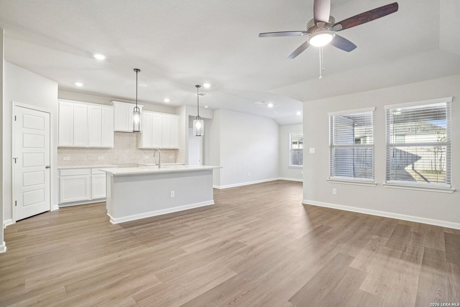 Spacious, unfurnished interior of a new home in Kallison Ranch, San Antonio (Image 39). Spacious, unfurnished interior of a new home in Kallison Ranch, San Antonio (Image 39).