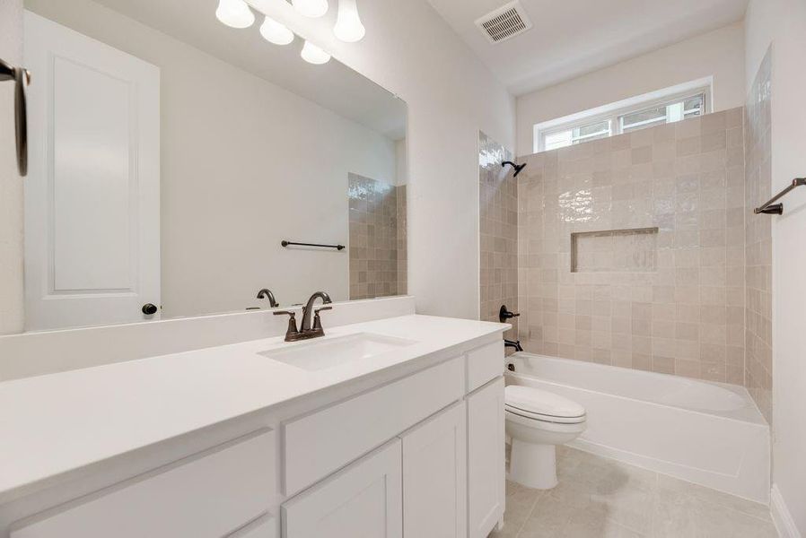 Furnished interior view inside a new home in Frisco Hills, Little Elm (Image 12).