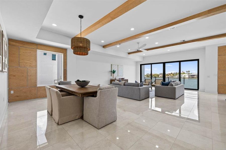 Furnished interior view inside a new home in , Treasure Island (Image 45).