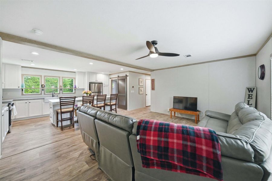 Furnished interior view inside a new home in , Somerville (Image 4).