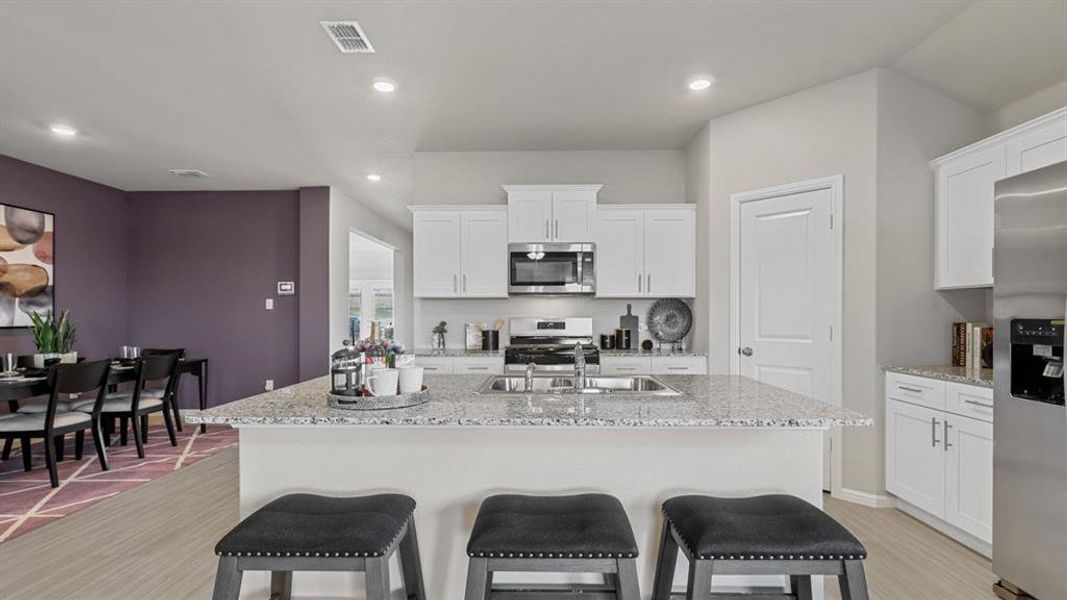 Furnished interior view inside a new home in Townes Landing, Fort Worth (Image 33).