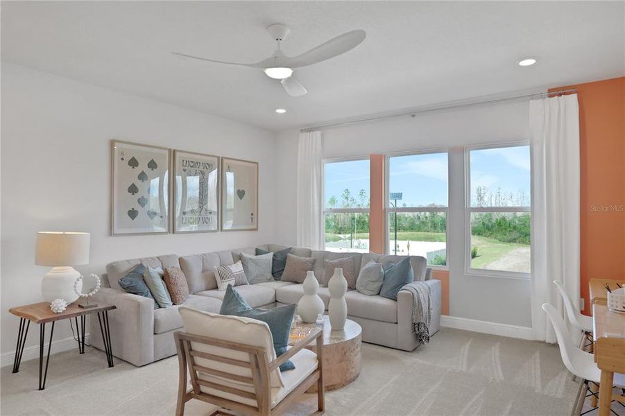 Furnished interior view inside a new home in Angeline, Land O' Lakes (Image 30).