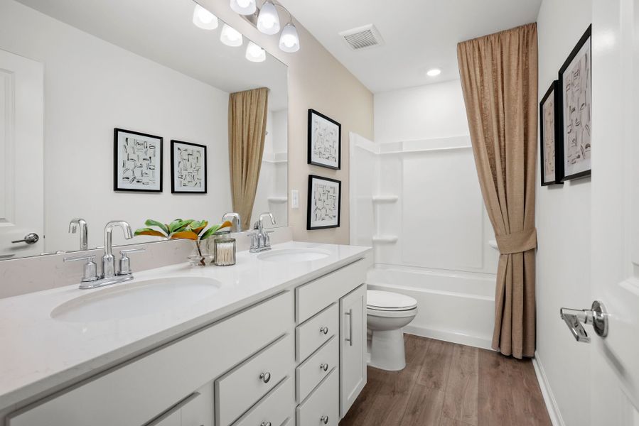 Representative furnished interior of a home built from the Marshall by Pulte Homes in Michaux Gardens, Belmont (Image 66). Representative furnished interior of a home built from the Marshall by Pulte Homes in Michaux Gardens, Belmont (Image 66).