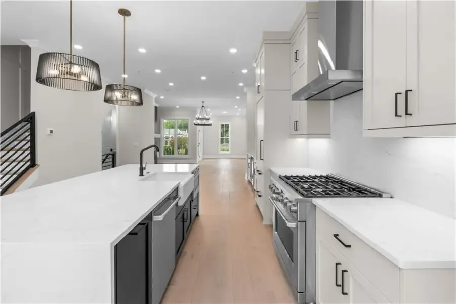 Furnished interior view inside a new home in Park Walke, Alpharetta (Image 7).