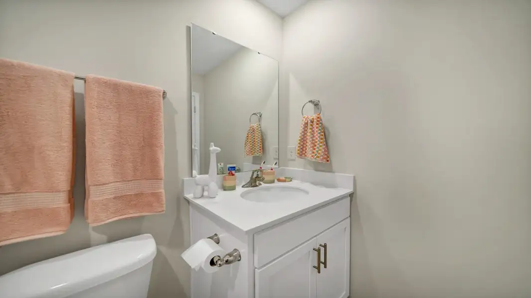 Furnished interior view inside a new home in Hunter's Branch Townhomes, Hopkins (Image 17).