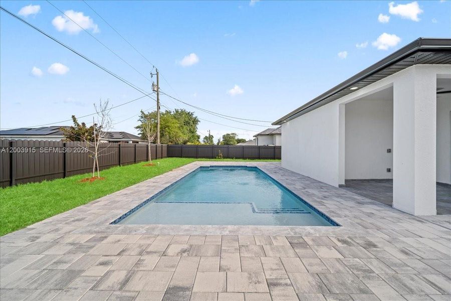 Exterior details and patio area of a home in , Cape Coral (Image 22).