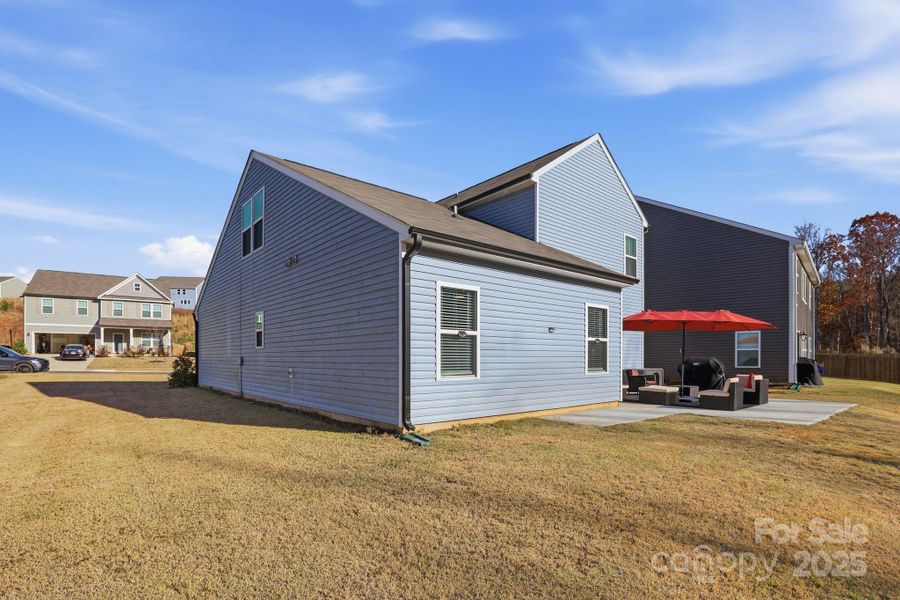 Exterior details and patio area of a home in , Statesville (Image 23).