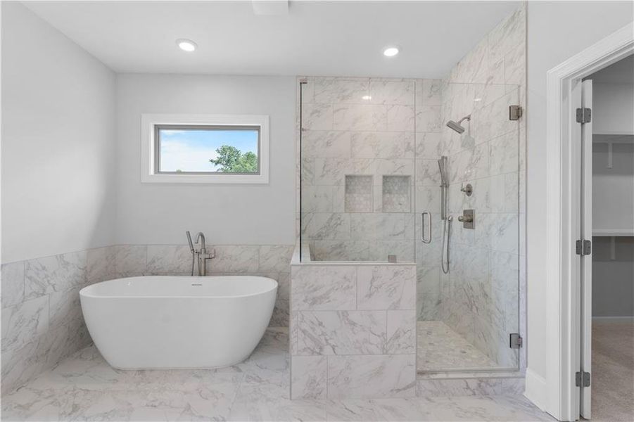 Furnished interior view inside a new home in Knollwood, Johns Creek (Image 33).