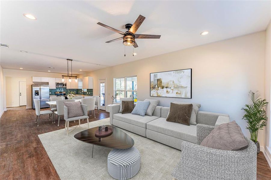 Furnished interior view inside a new home in , Paris (Image 8). Furnished interior view inside a new home in , Paris (Image 8).