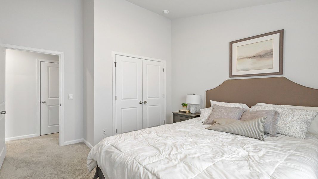 Furnished interior view inside a new home in Carolina Groves Townhomes, Moncks Corner (Image 17).