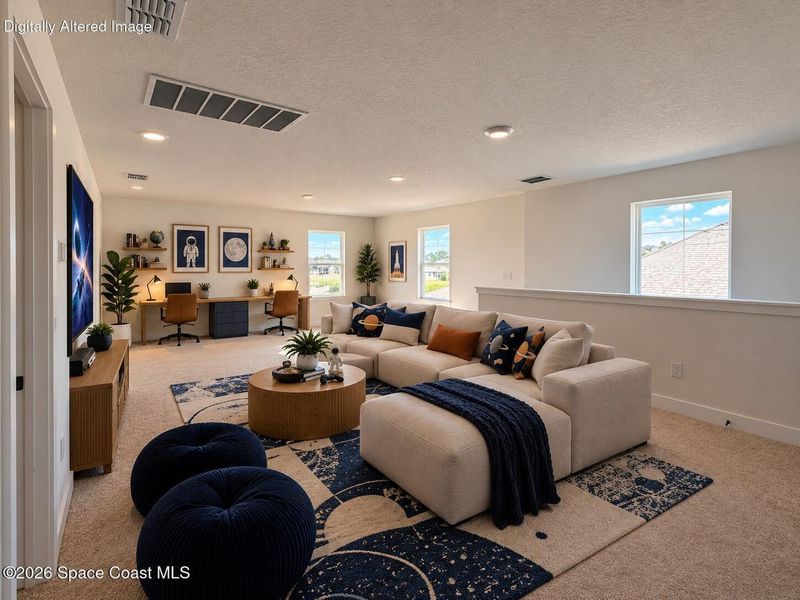 Furnished interior view inside a new home in St. John's Preserve, Palm Bay (Image 11).
