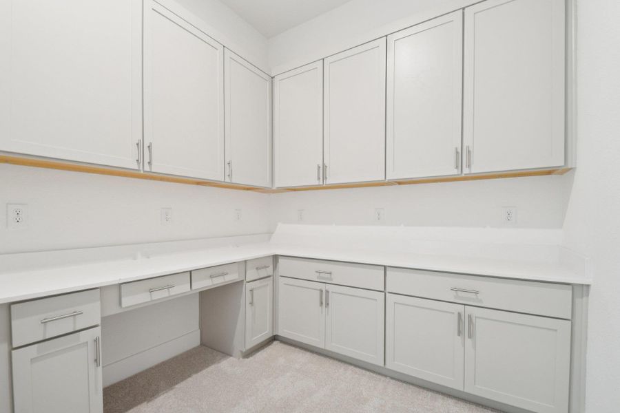 Furnished interior view inside a new home in Persimmon, Buda (Image 6).