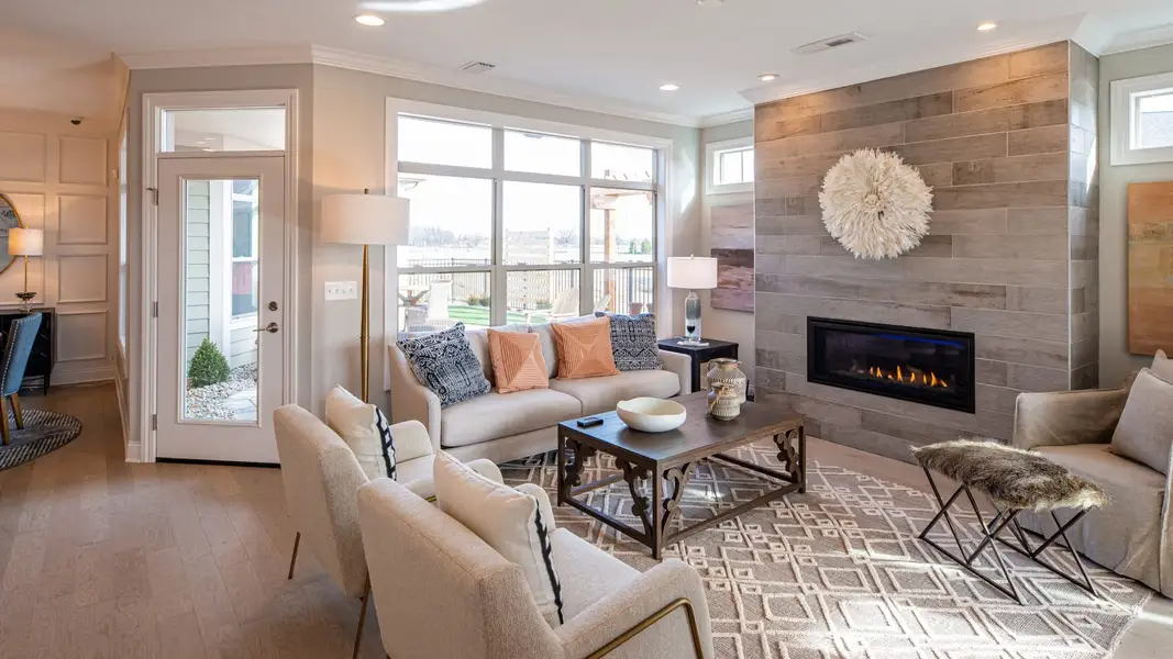 Representative furnished interior of a home built from the Palazzo by Epcon Communities in Courtyards by Carrell, Ocean Isle Beach (Image 7). Representative furnished interior of a home built from the Palazzo by Epcon Communities in Courtyards by Carrell, Ocean Isle Beach (Image 7).