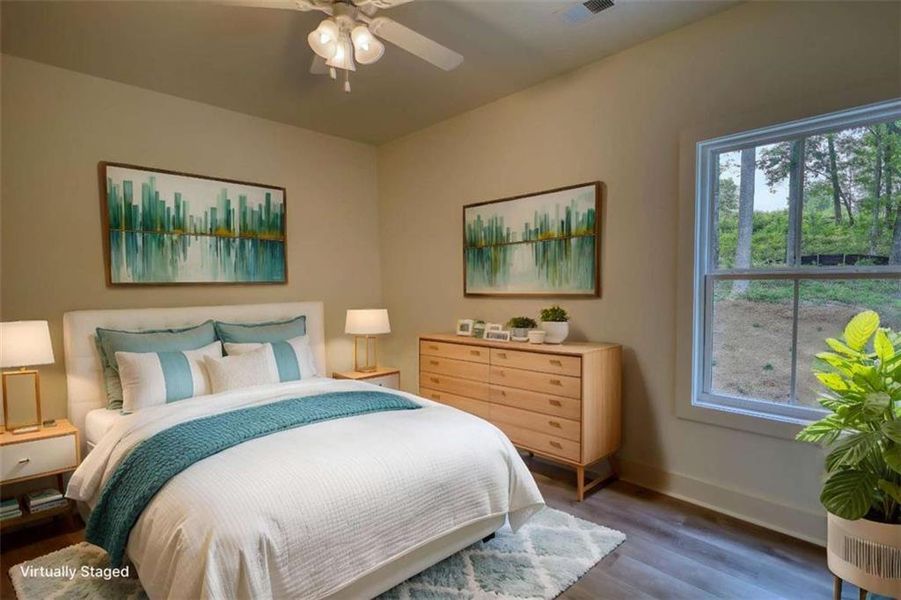 Furnished interior view inside a new home in , Monticello (Image 27). Furnished interior view inside a new home in , Monticello (Image 27).