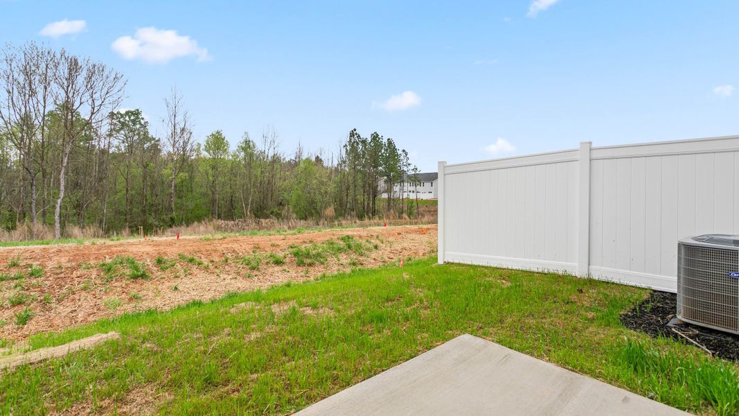 Exterior details and patio area of a home in Henley Ridge, Graham (Image 3).