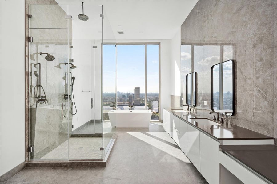 Primary bath retreat ready for your personal touches. Primary bath retreat ready for your personal touches.