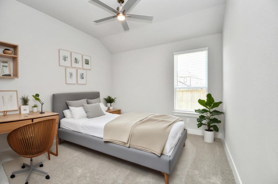 Virtually Staged - Secondary Bedroom. Virtually Staged - Secondary Bedroom.