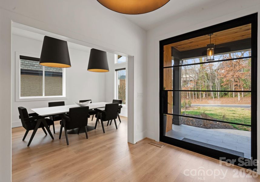 Foyer to dining room