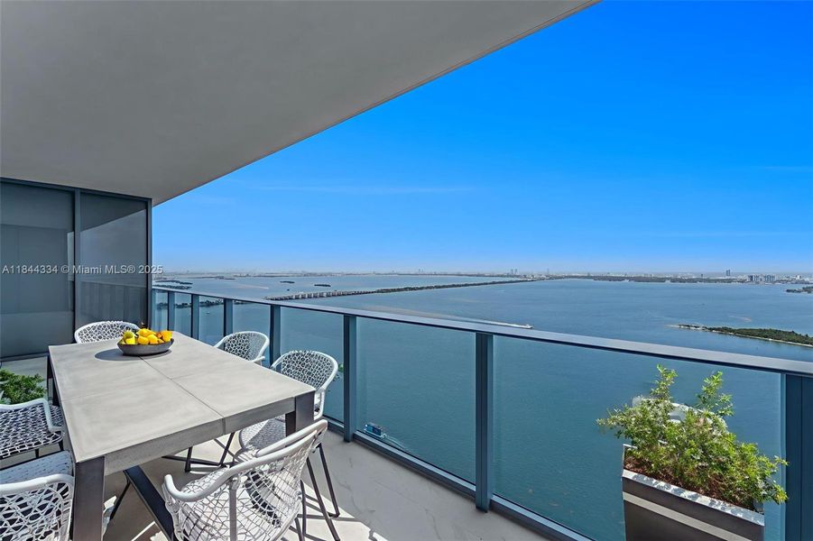 Exterior details and patio area of a home in , Miami (Image 1).