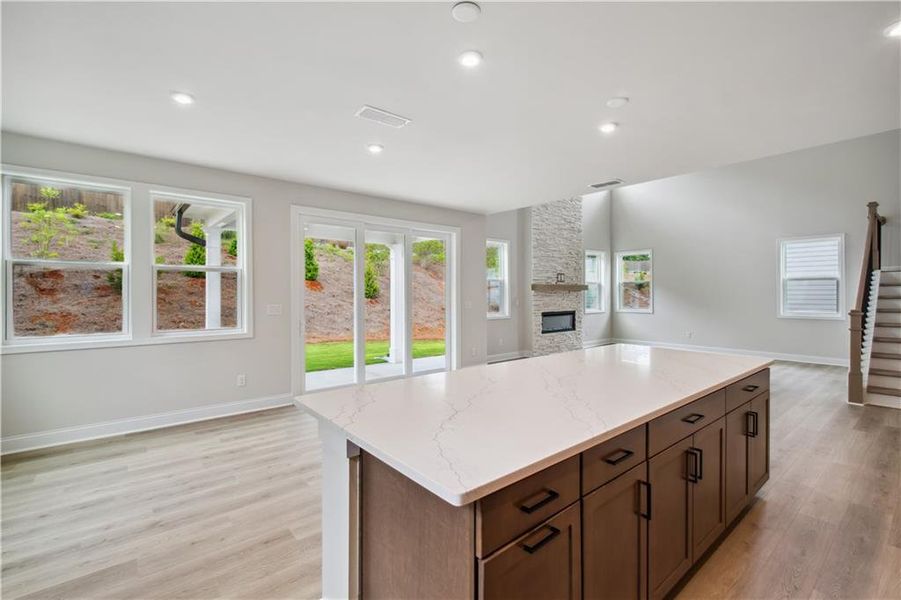 Furnished interior view inside a new home in Hillside Manor, Powder Springs (Image 11).
