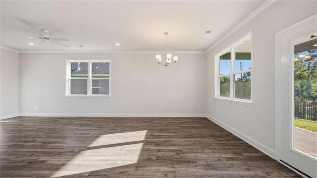 Spacious, unfurnished interior of a new home in Oak Ridge Meadows - Active Adult, Locust Grove (Image 19). Spacious, unfurnished interior of a new home in Oak Ridge Meadows - Active Adult, Locust Grove (Image 19).