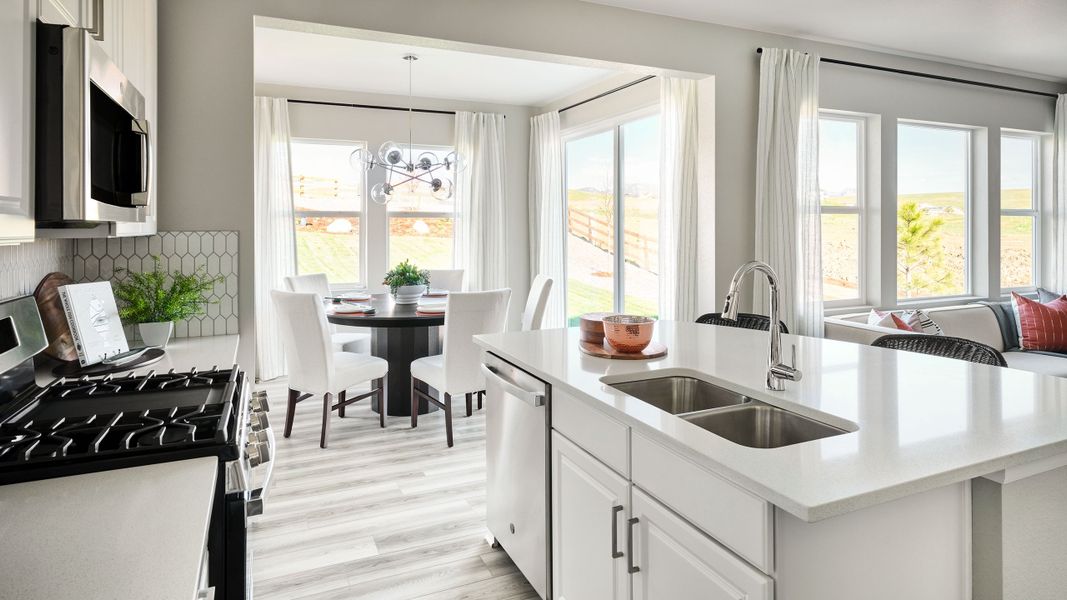 Furnished interior view inside a new home in Sterling Ranch Ascent Village, Littleton (Image 12).