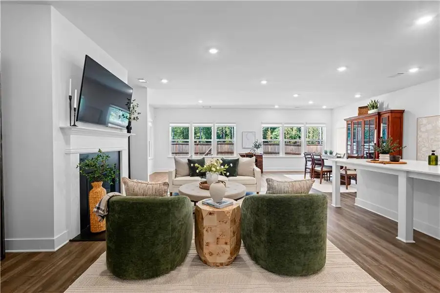 Furnished interior view inside a new home in Candleberry Place, Sharpsburg (Image 16).