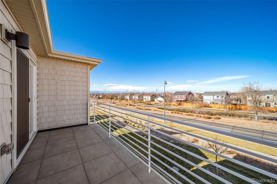 Exterior details and patio area of a home in , Commerce City (Image 24).