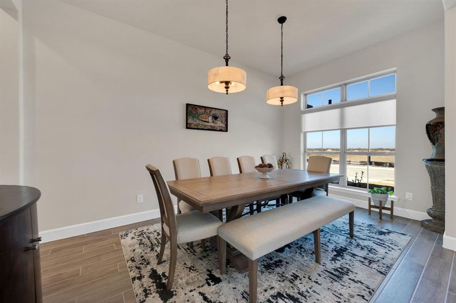 16' x 10' Formal Dining room welcomes guests as soon as they enter this loving home!  Nothing says " You are welcome here" like being invited to break bread at the table!